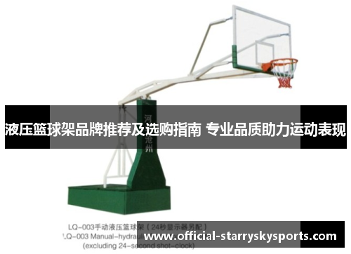 液压篮球架品牌推荐及选购指南 专业品质助力运动表现